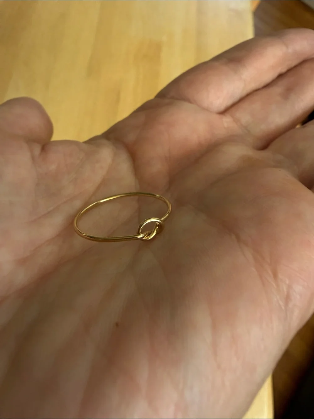 Gold Knot Starbird Ring